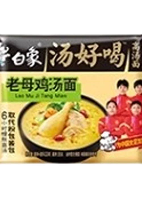 BAIXIANG Instant Noodles Artificial Chicken Soup Flavour 96g