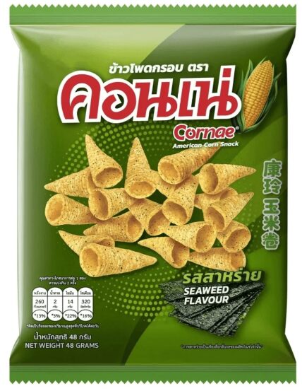 Cornae American Corn Seaweed Flavour Snack 48g