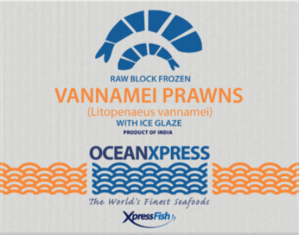 OEVP Ocean Xpress Vannamei Shrimp Peeled and Deveined 1kg