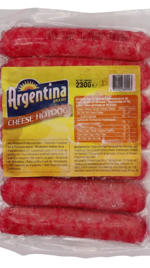 Argentina Frozen Cheese Hotdog 230g