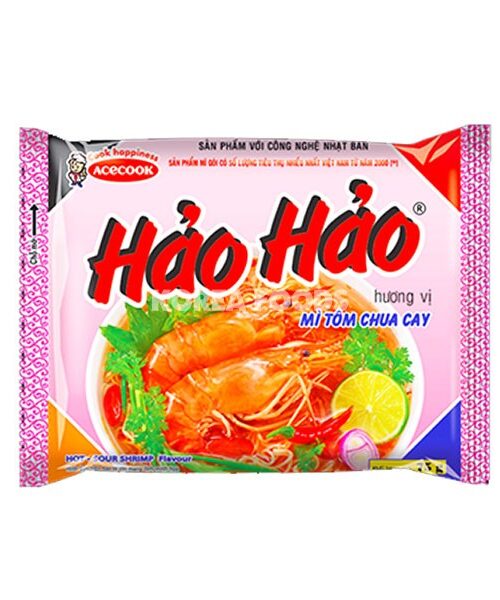 Hao Hao Instant Noodles Chilli Lime & Shrimp Flavour 78g
