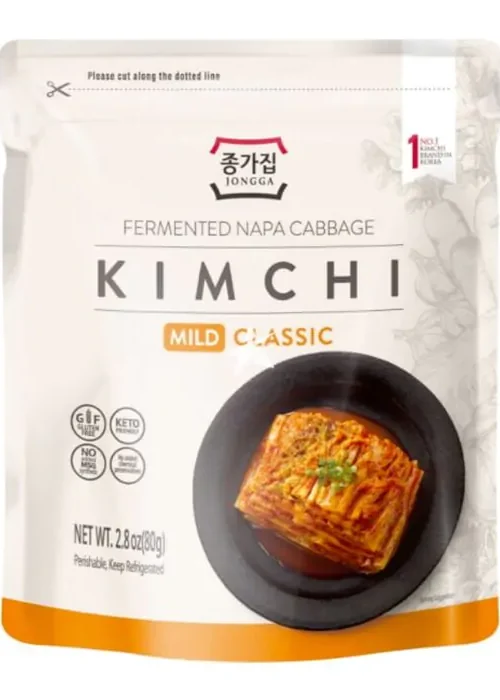 Jongga Napa Cabbage Kimchi Pouch Original 80g