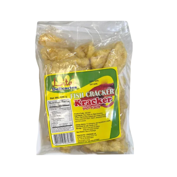 Lita Fish Cracker Spicy 100g