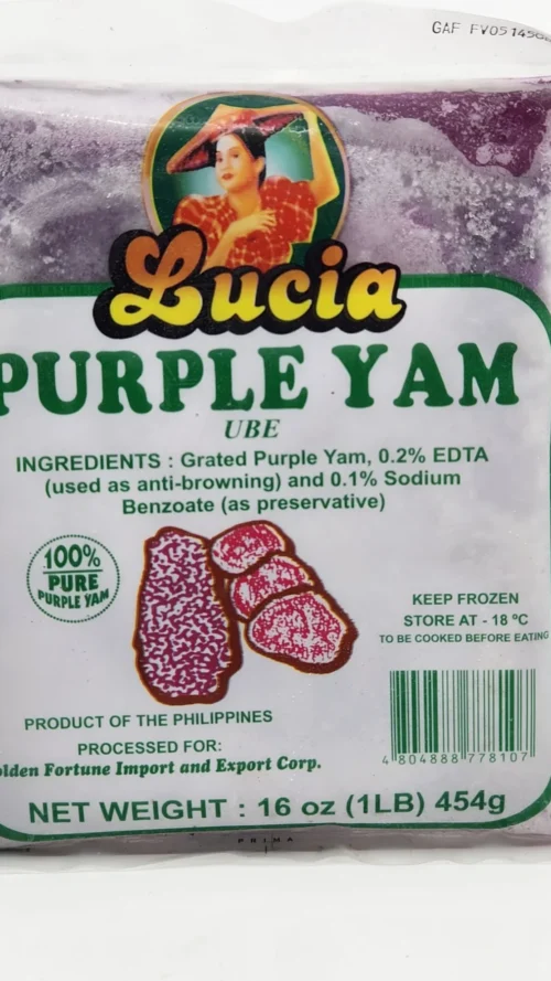 Lucia Grated Purple Yam 454g