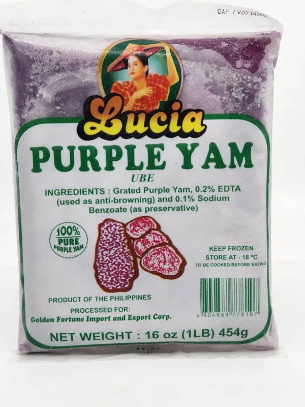 Lucia Grated Purple Yam 454g