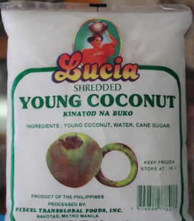 LUCIA SHREDDED YOUNG COCONUT 454g