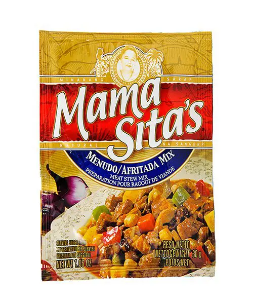 MSMAMSM Mama Sita Menudo Afritada Meat Stew Mix 30g