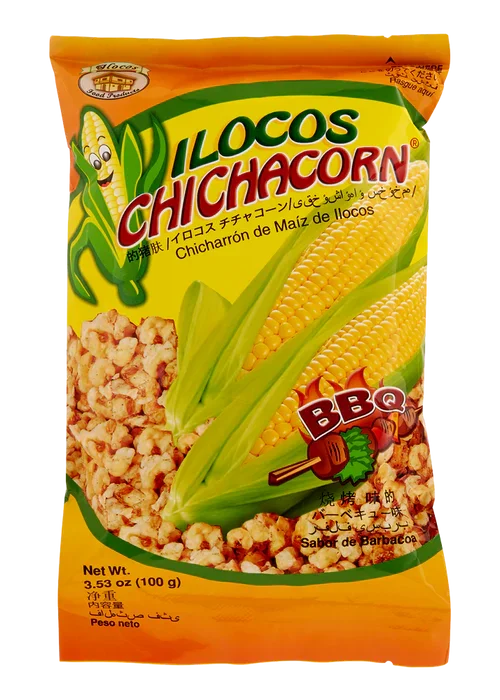 ILOCOS CHICHACORN BBQ FLAVOR 100g