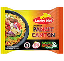 Lucky Me Instant Noodles Pancit Canton Sweet & Spicy 80g