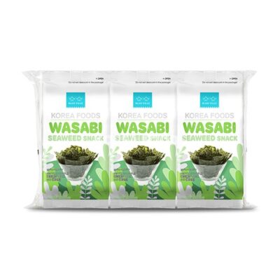Blueville Seaweed Snack Wasabi Flavour 12g