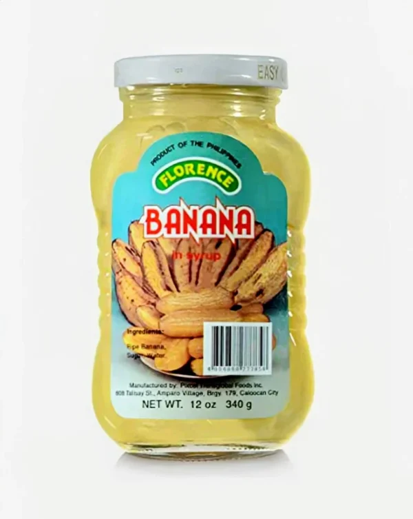 FLORENCE BANANA IN SYRUP 340g