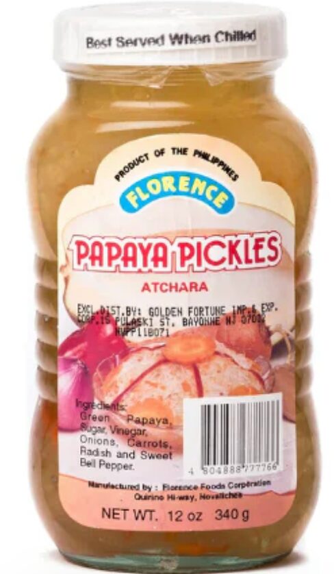 FLORENCE PAPAYA PICKLES (ATCHARA) 340g