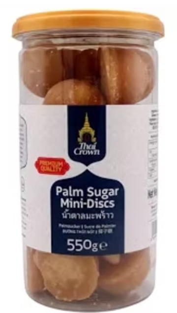 Thai Crown Pure Palm Sugar Small Discs 550g