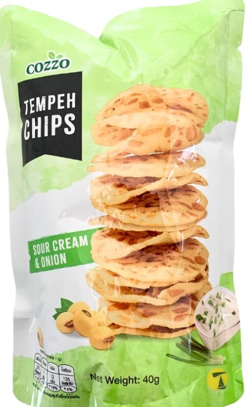 COZZO Tempeh Chips - Sour Cream and Onion 40g