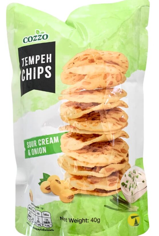 COZZO Tempeh Chips - Sour Cream and Onion 40g