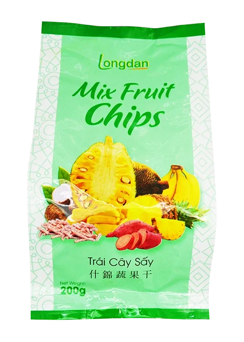 Longdan Mix Fruit Chips 200g