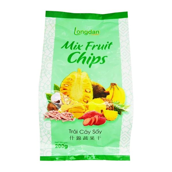 Longdan Mix Fruit Chips 200g