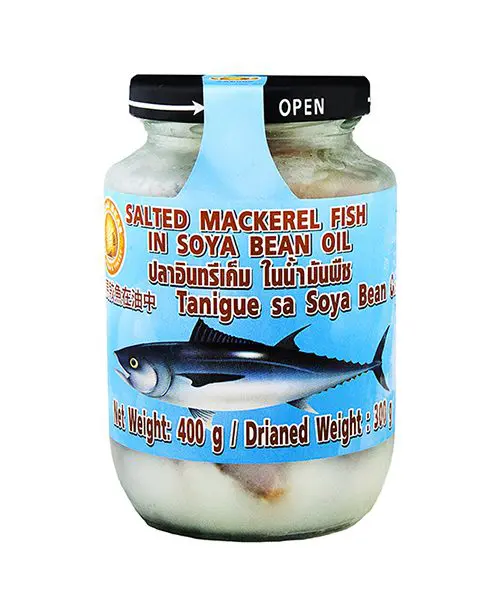 ASEAN Seas Salted Mackerel in Soya Oil 400g