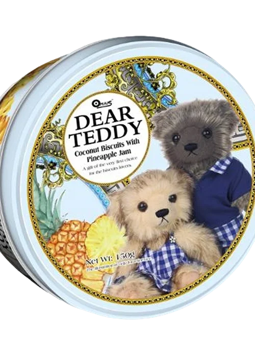 DEAR TEDDY Coconut Biscuits with Pineapple Jam 150g